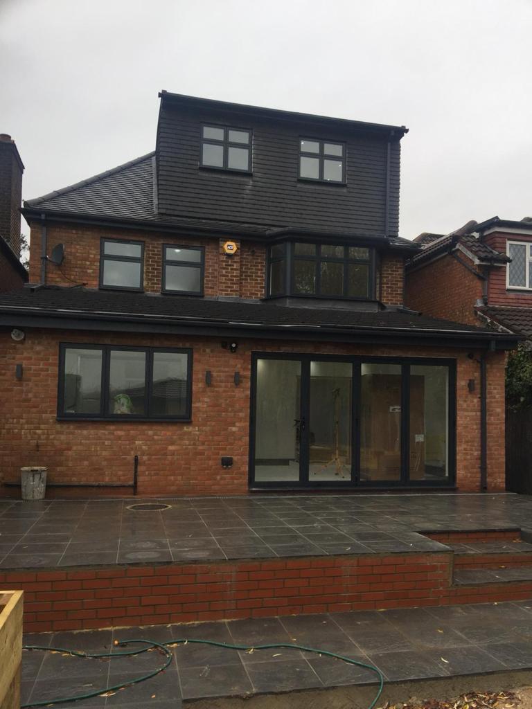 Modern UPVC and aluminium window and door installation in Reading, Berkshire. Energy-efficient, secure, and professionally fitted by Da Vinci Builders Ltd.